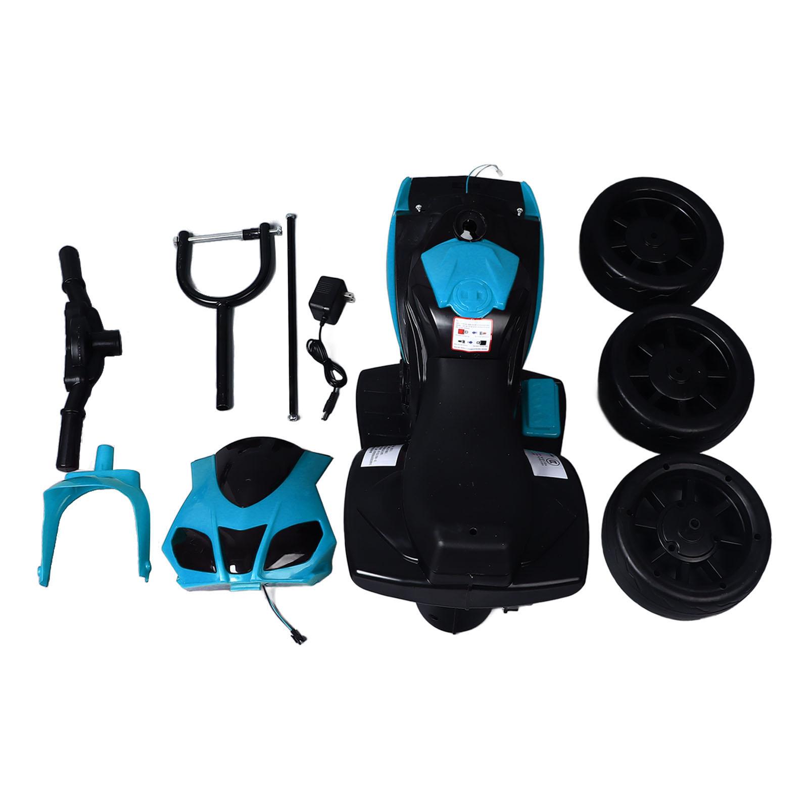 Детский электронный мотоцикл перезаряжаемый свет музыка электрический перезаряжаемый детский трехколесный велосипед