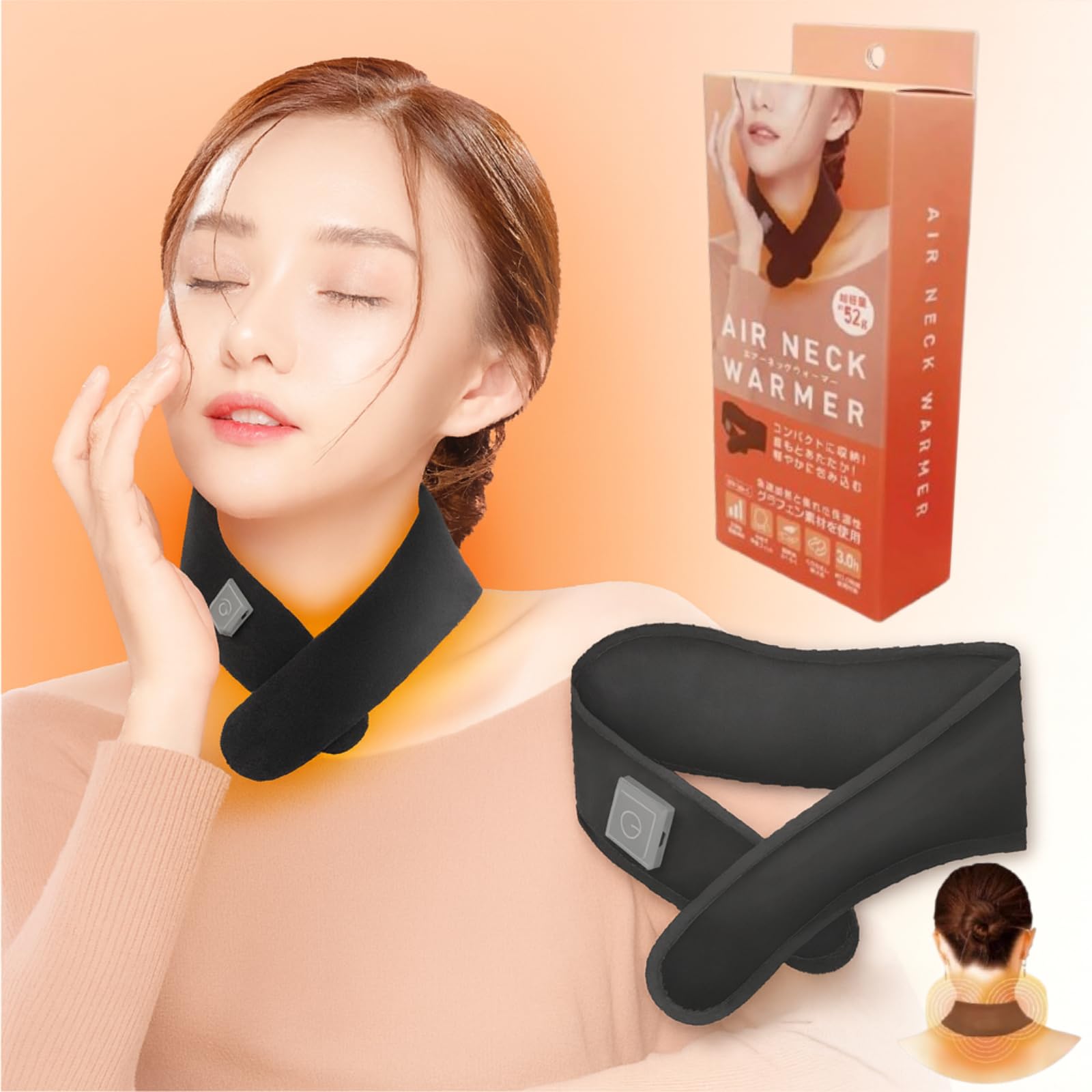 USB Перезаряжаемый Нагреватель для шеи Нагреватель для шеи Перезаряжаемый Перезаряжаемый USB Перезаряжаемый Нагреватель для шеи Холодный Открытый Горный Унисекс Грелка, Кольцо, Грелка, Шарф,